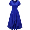 DRESSTELLS Women’s Cocktail Dresses, Sequin Formal Wedding Guest Prom Party Evening Graduation Hi Low Dress 2026(Royalblue)