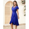 DRESSTELLS Women’s Cocktail Dresses, Sequin Formal Wedding Guest Prom Party Evening Graduation Hi Low Dress 2026(Royalblue)