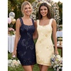 DRESSTELLS Mini Homecoming Dress, Womens Cocktail Dresses for Wedding Guest(Navy)