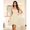 DRESSTELLS Women’s Sparkly Homecoming Dresses, Cocktail Dress for Teens(Apricot)