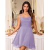 DRESSTELLS Women’s Sparkly Homecoming Dresses, Cocktail Dress for Teens(Lavender)