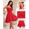 DRESSTELLS Women’s Sparkly Homecoming Dresses, Cocktail Dress for Teens(Red)