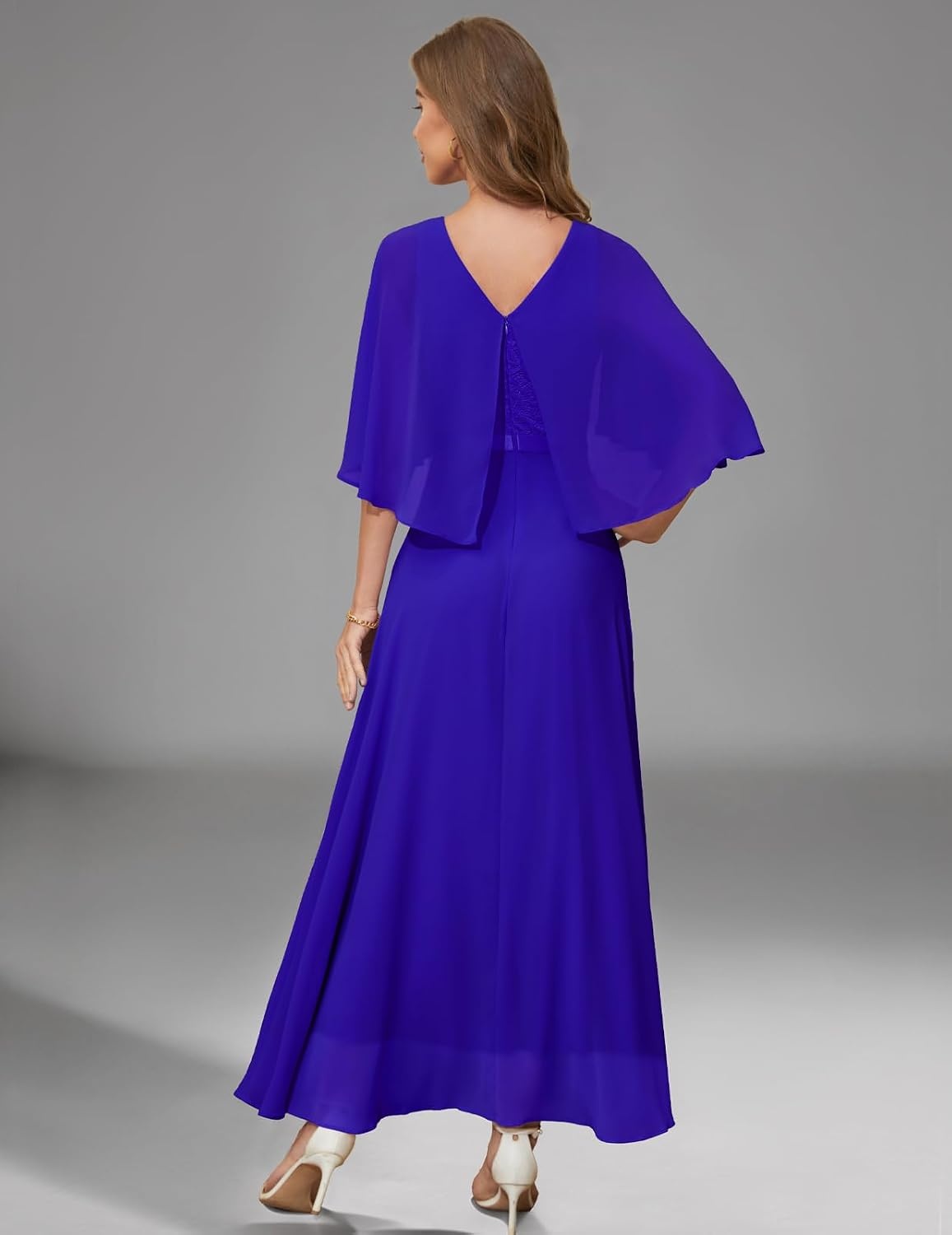 image:imageDRESSTELLS Wedding Guest Maxi Dress Mother of Bride 2026 Fall Evening GownRoyal Blue