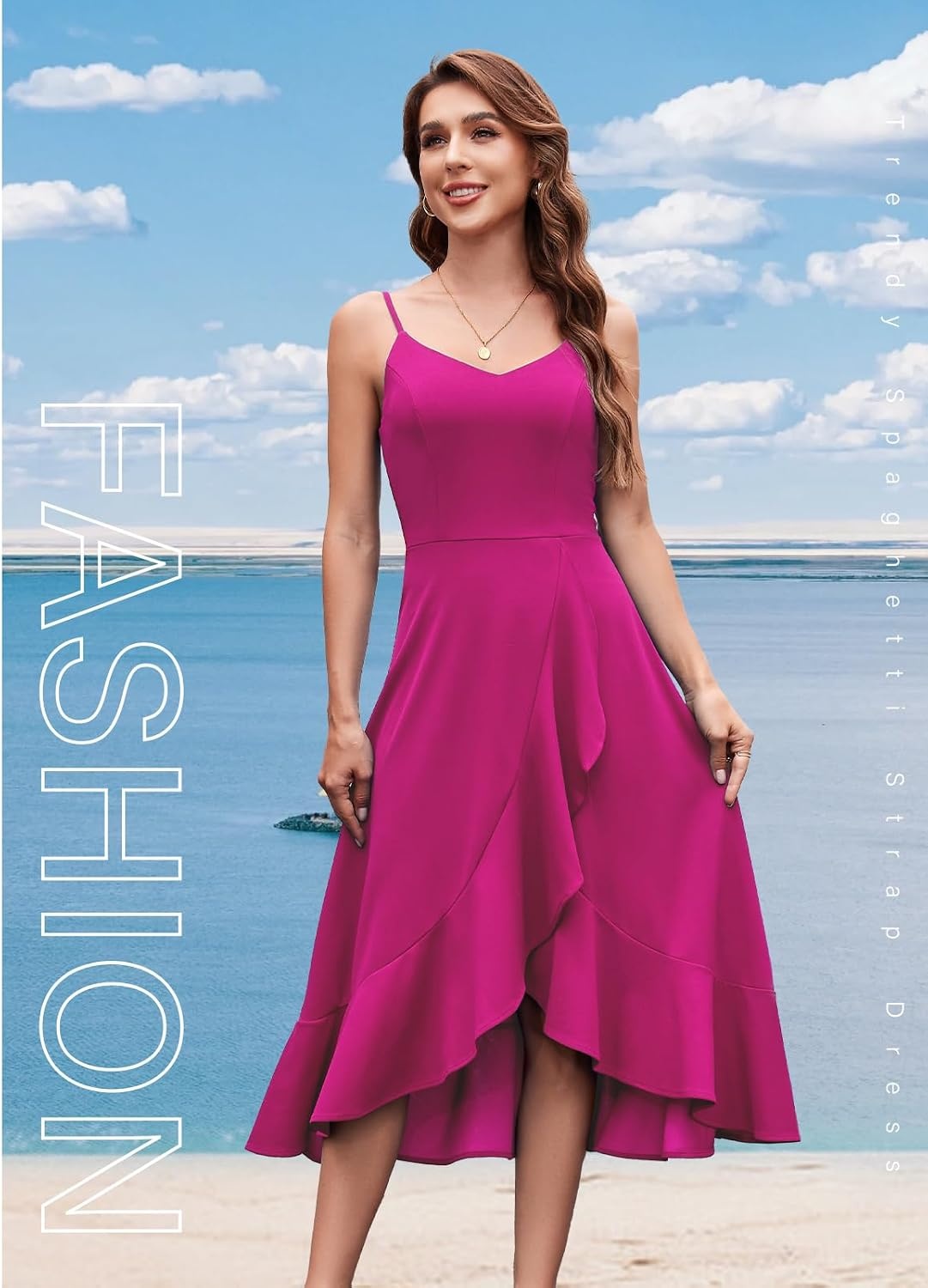 image:imageDRESSTELLS Womens Cocktail Dresses for Formal Wedding GuestRose