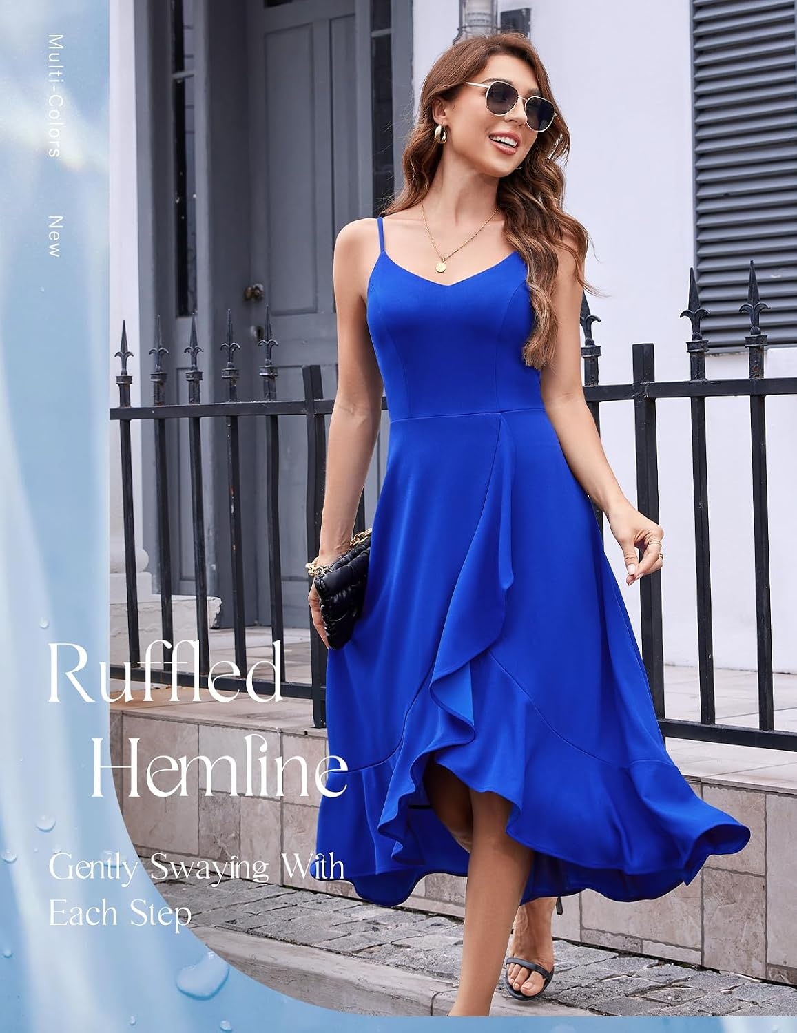 image:imageDRESSTELLS Womens Cocktail Dresses for Formal Wedding GuestRoyalblue