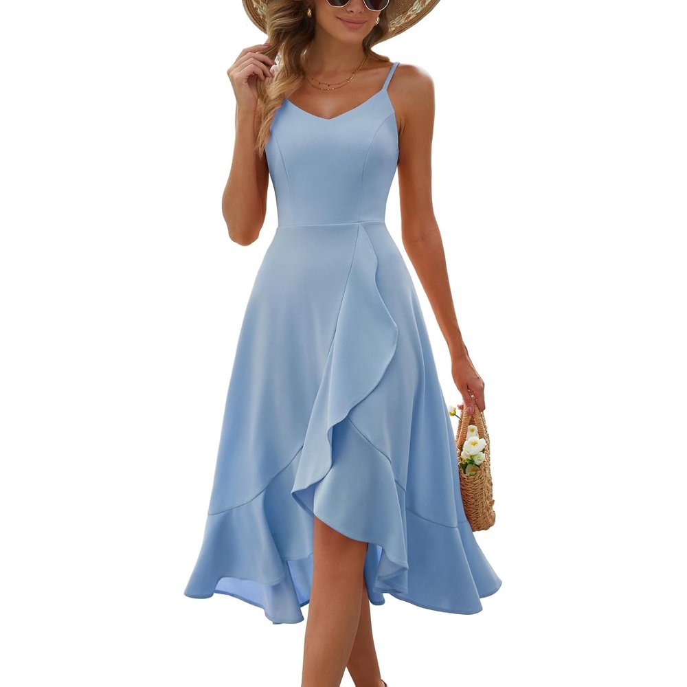 image:imageDRESSTELLS Womens Cocktail Dresses for Formal Wedding GuestBlue