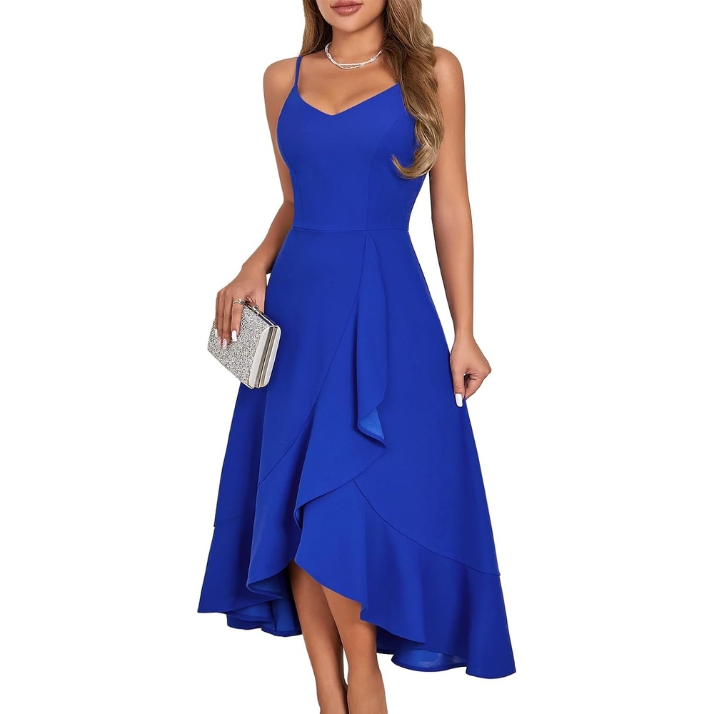 image:imageDRESSTELLS Womens Cocktail Dresses for Formal Wedding GuestRoyalblue