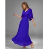 DRESSTELLS Wedding Guest Maxi Dress Mother of Bride 2026 Fall Evening Gown(Royal Blue)