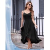 DRESSTELLS Women’s Cocktail Dresses for Formal Wedding Guest(Black)