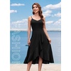 DRESSTELLS Women’s Cocktail Dresses for Formal Wedding Guest(Black)