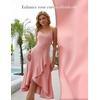 DRESSTELLS Women’s Cocktail Dresses for Formal Wedding Guest(Blush)