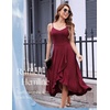 DRESSTELLS Women’s Cocktail Dresses for Formal Wedding Guest(Burgundy)