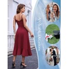 DRESSTELLS Women’s Cocktail Dresses for Formal Wedding Guest(Burgundy)