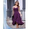 DRESSTELLS Women’s Cocktail Dresses for Formal Wedding Guest(Grape)