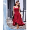 DRESSTELLS Women’s Cocktail Dresses for Formal Wedding Guest(Red)