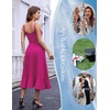 DRESSTELLS Women’s Cocktail Dresses for Formal Wedding Guest(Rose)