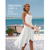 DRESSTELLS Women’s Cocktail Dresses for Formal Wedding Guest(White)