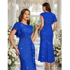 Women’s Formal Gowns and Evening Dresses 2026, Sequin Cocktail RoyalBlue L