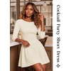DRESSTELLS Cocktail Dresses for Women 2026, Short Fall Wedding Guest Party(Champagne)