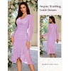 DRESSTELLS Cocktail Dresses for Women Formal Wedding Guest, Sparkly Evening(Lavender)