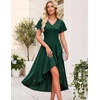 DRESSTELLS Women’s Cocktail Dress 2026, Sparkly Formal Wedding Guest Gala(Dark Green)