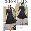 DRESSTELLS Women’s Cocktail Dresses, Sparkly Formal Wedding Guest Evening(Glitter_black)