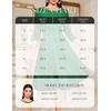 DRESSTELLS Women’s Cocktail Dresses, Sparkly Formal Wedding Guest Evening(Glitter_green)