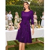 DRESSTELLS Women’s Cocktail Dresses, Sparkly Formal Wedding Guest Evening(Glitter_purple)