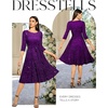 DRESSTELLS Women’s Cocktail Dresses, Sparkly Formal Wedding Guest Evening(Glitter_purple)