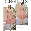 DRESSTELLS Women’s Cocktail Dresses, Sparkly Formal Wedding Guest Evening(Glitter_purplepink)