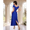 DRESSTELLS Women’s Sequin Formal Wedding Guest Dresses(Royalblue)