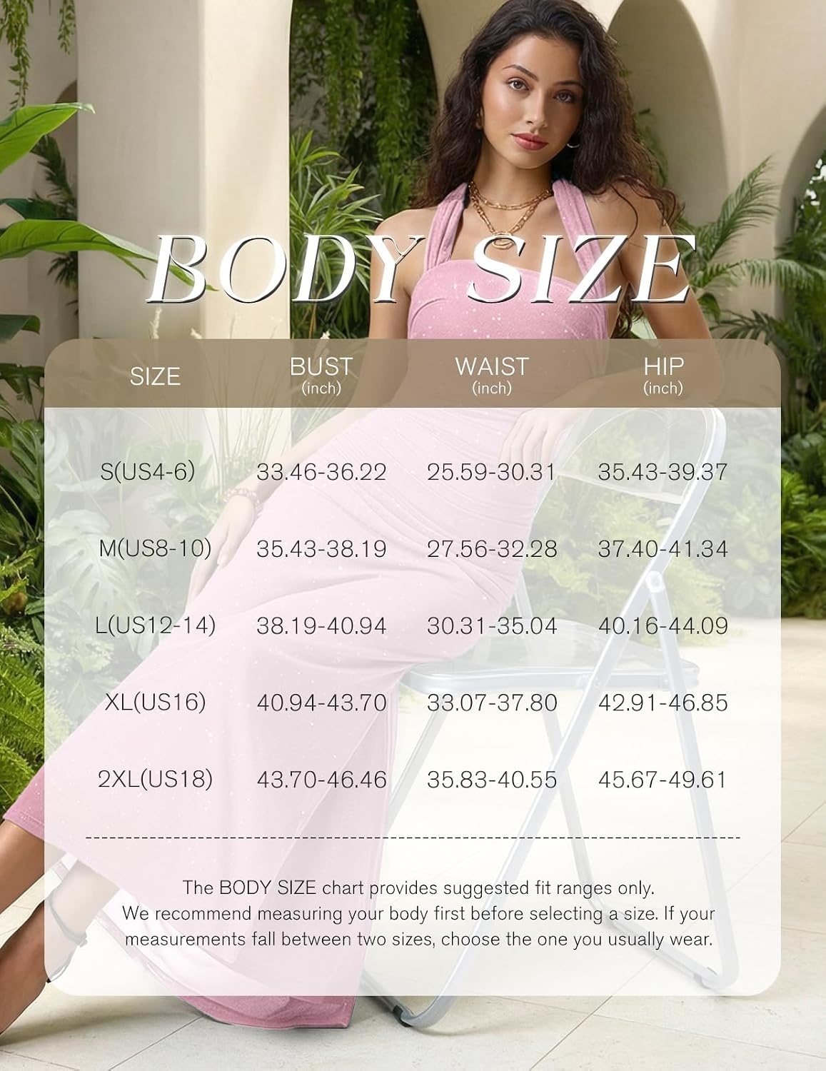 image:imageDRESSTELLS Sparkly Bodycon Maxi Cocktail Dress for Formal Wedding GuestBlush