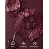 DRESSTELLS Short Bodycon Holiday Cocktail Wedding Guest Dress Burgundy S