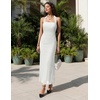 DRESSTELLS Sparkly Bodycon Maxi Cocktail Dress for Formal Wedding Guest(White)